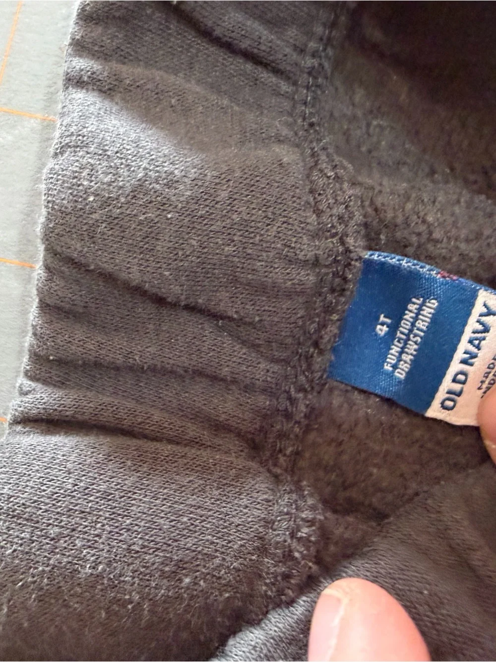 Kids Gray Drawstring Sweatshorts old navy 4T with pockets